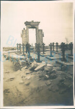 WW2 North Africa British Army Soldiers at War Cemetery 3.2x2"