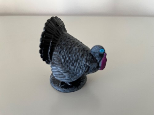 Plastic turkey figure - turkey,