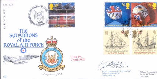 Raf fdc 1992 europa - fdc, 2