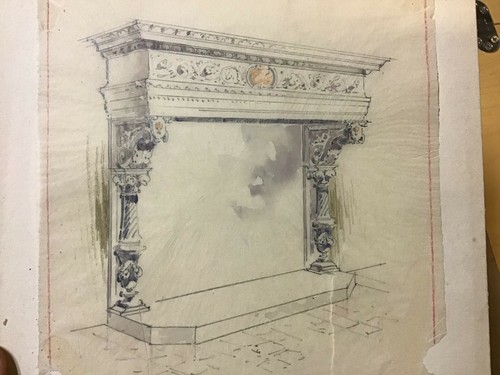 Vintage original drawing - original,