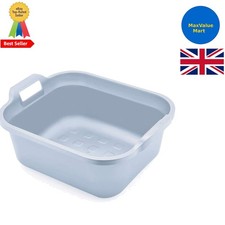 Sustainable 9.5L Washing Up Bowl - Made from 100% Recycled Plastic in Grey