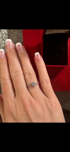 Diamond engagement ring size - ring,