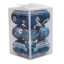 12PCS Large Christmas Decor Baubles Tree Xmas Balls Party Wedding Ornament UK