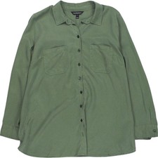 Isabella Oliver Green Button-Up Shirt