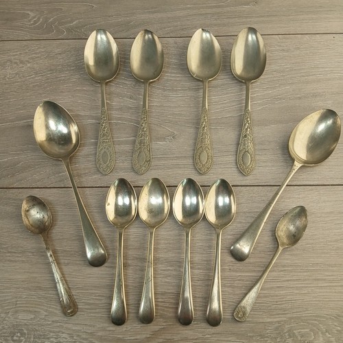 Silver plate spoons john - silver, 6