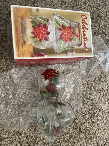 Celebrations poinsettia candle - poinsettia,