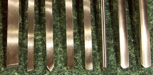 8pc wood lathe chisel - lathe, hhs