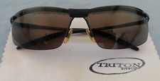 In Original Case Very Good Condition Triton Eyewear Matrix Style Sunglasses.