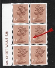 13p pale chestnut Machin with