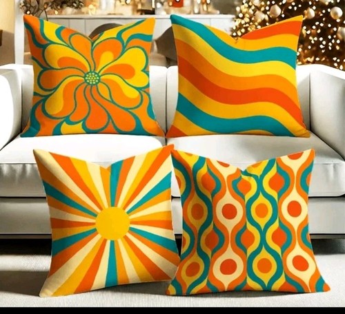 80 s retro cushion - 70's,