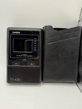 CASIO POCKET PORTABLE HANDHELD COLOUR MINI LCD TV-430 UHF 2"SCREEN PAL UK