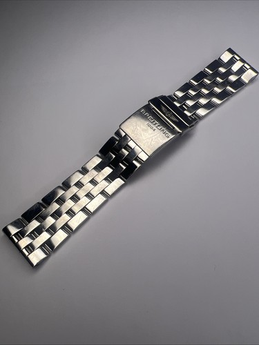 Breitling 22mm polished - 22mm, steel