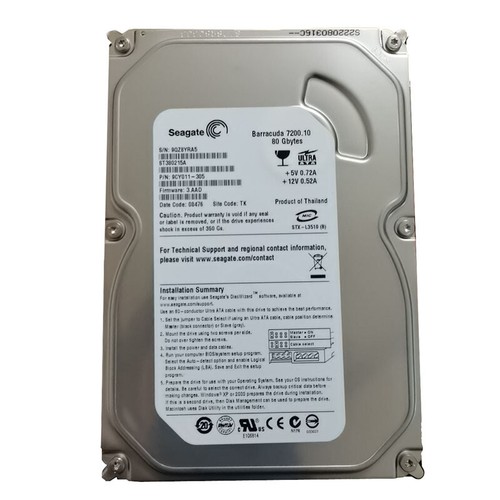 Seagate 80gb st380215a - st380215a, 7200rpm