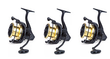 3 x SONIK Xtractor+ GS 5000 Gold Spool Reel Mini Big Pit Reel Carp Fishing
