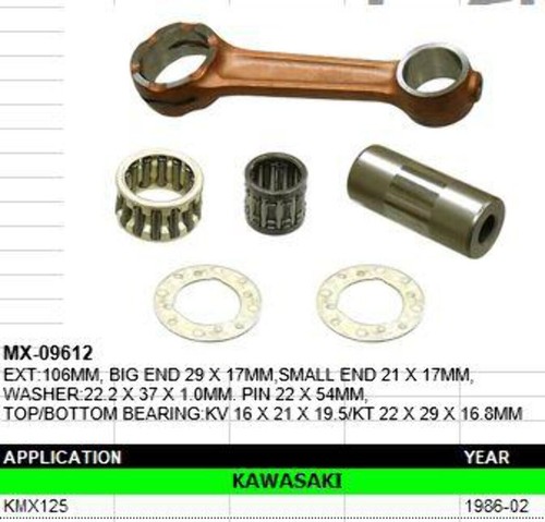 Connecting rod kmx125 200 - connecting,