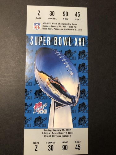 Super bowl xxi - bowl, replica