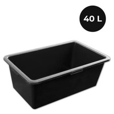Plastic mixing tub 40l - plastic,