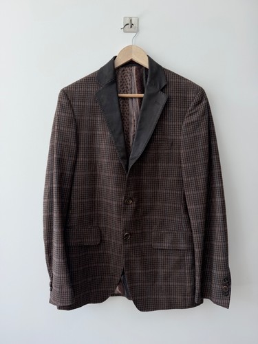 Etro sportcoat blazer brown - etro,