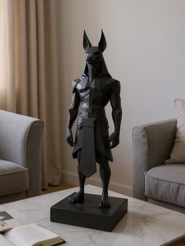 Anubis egyptian god sculpture - egyptian,