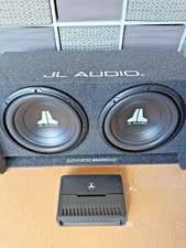 JL Audio CP212G Dual 12" Inch Subs & JL Audio RD400/4 Class D 4-Channel Amp