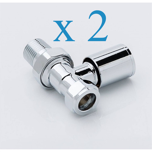 Chrome straight radiator - 2,