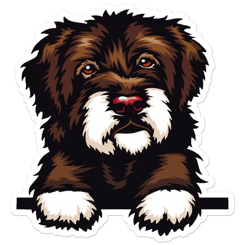 Portuguese water dog vinyl - water,