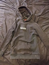Mens Supreme Hoodie Black Medium