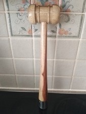 Wooden cricket bat mallet - bat, with