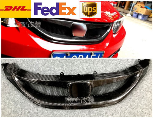 Carbon fiber front bumper - fiber,