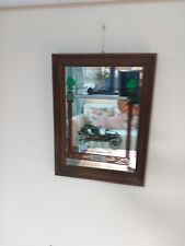 Vintage Advertising Wall Painted Mirror With The MODEL T FORD Three -seater...