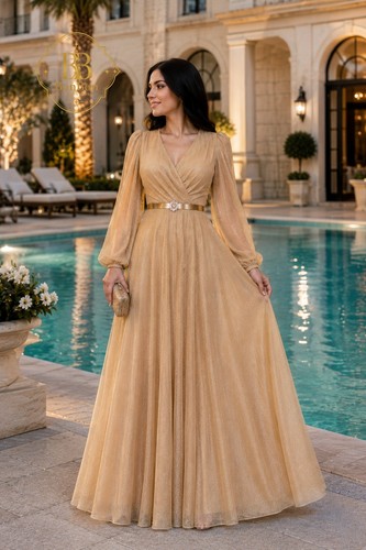 Champagne gold belted - gold,