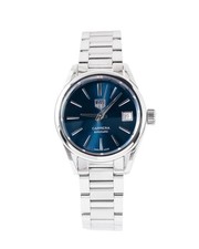 Tag Heuer Carrera Automatic WAR2419 Ladies Watch Blue Dial Steel 2021 box Papers