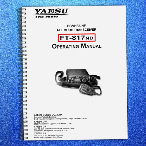 Yaesu 817nd transceiver - yaesu,