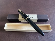 Parker Demi Duofold With 14k Gold Nib Black And Gold Trim