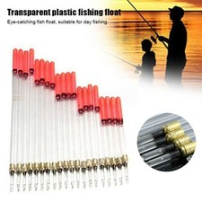 20Pcs Mixed Unloaded Fishing Crystal Waggler Floats Carp Coarse Fishing Tackle