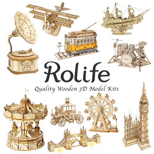 Robotime rolife wooden tg - rolife,