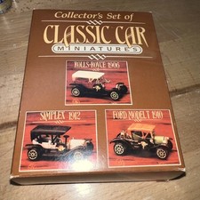 Collector's Set of Classic Car