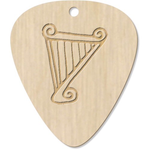 Elegant harp wooden - x, 'elegant