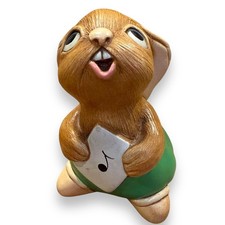 Vintage Pendelfin Rolly Rabbit Figurine Hand Painted Stonecraft Made in England