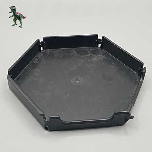 Playmobil black hexagonal base - black,
