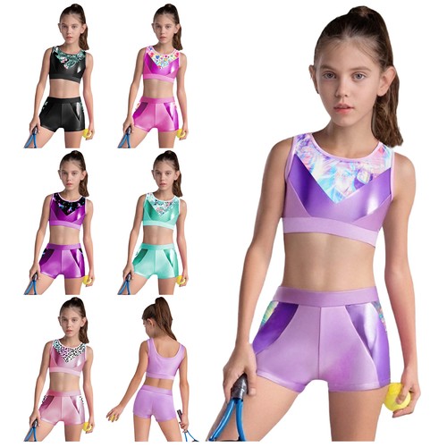 Girls shiny gymnastics - girls,