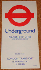 LONDON TUBE/UNDERGROUND -