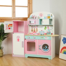 Kids Wooden Play Kitchen