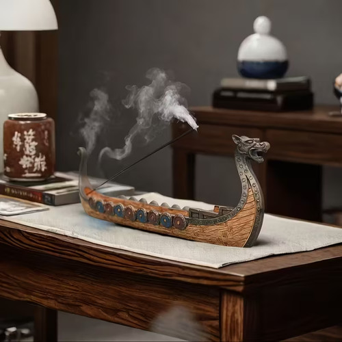 1pc resin dragon ship - resin,