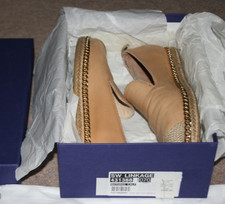 STUART WEITZMAN/RUSSELL & BROMLEY Shoes Leather/Espadrille Linkage UK4.5/7/E37.5