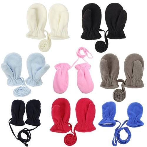 Plush gloves for toddlers - plush,