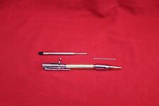 rifle bolt pen kit chrome wood