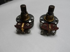 RARE Vintage Original 1950 Fender Telecaster Broadcaster Pots matched pair 100K 