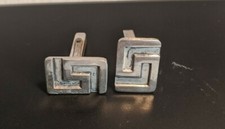 Solid silver cufflinks - solid,