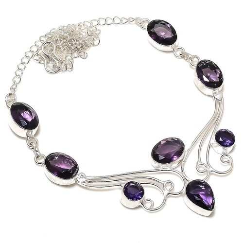 Purple amethyst gemstone - purple,
